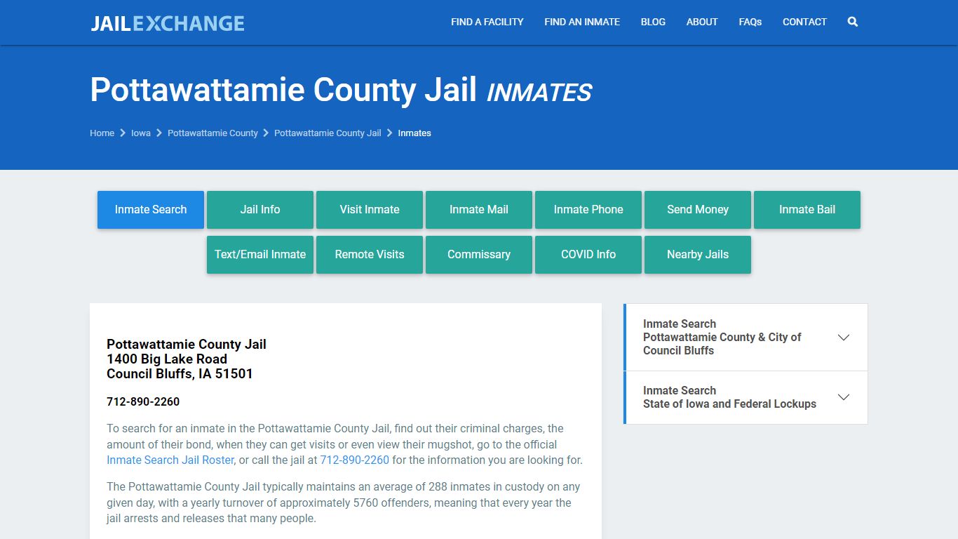 Pottawattamie County Jail Inmates | Arrests | Mugshots | IA